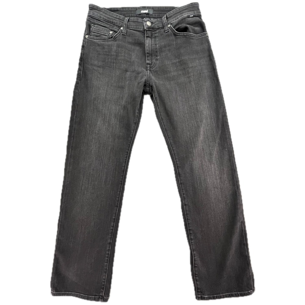 Mavi Zach Straight Leg Men Jeans Black Wash‎ Size 32x30 Stretch